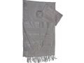 Gabrieli Handwoven White Silk Tallit Set - White Stripes