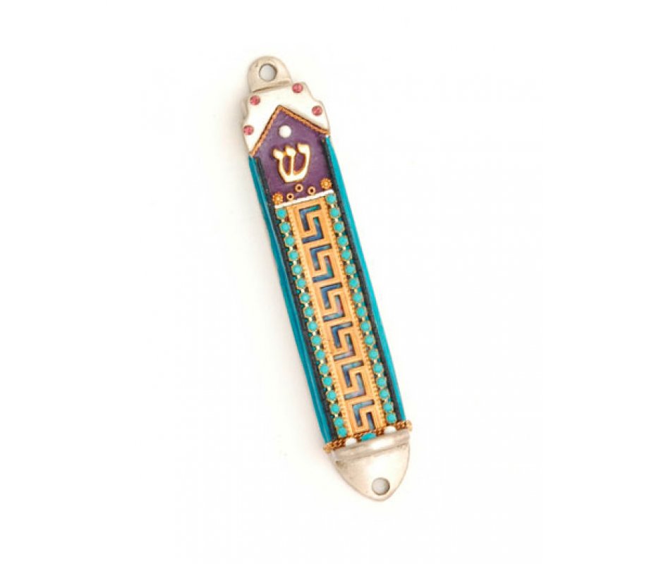 Geometric Mezuzah Case by Ester Shahaf
