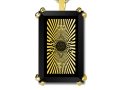 Gold Plated Jewish Pendant For Men Star Of David With Shema Israel