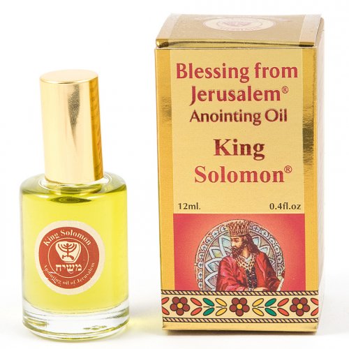 Gold Series Blessing from Jerusalem - King Solomon Anointing Oil 0.4 fl.oz (12ml)