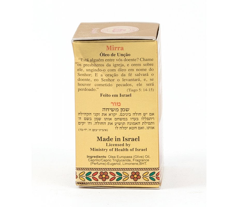 Gold Series Blessing from Jerusalem - Myrrh Anointing Oil 0.4 fl.oz (12ml)