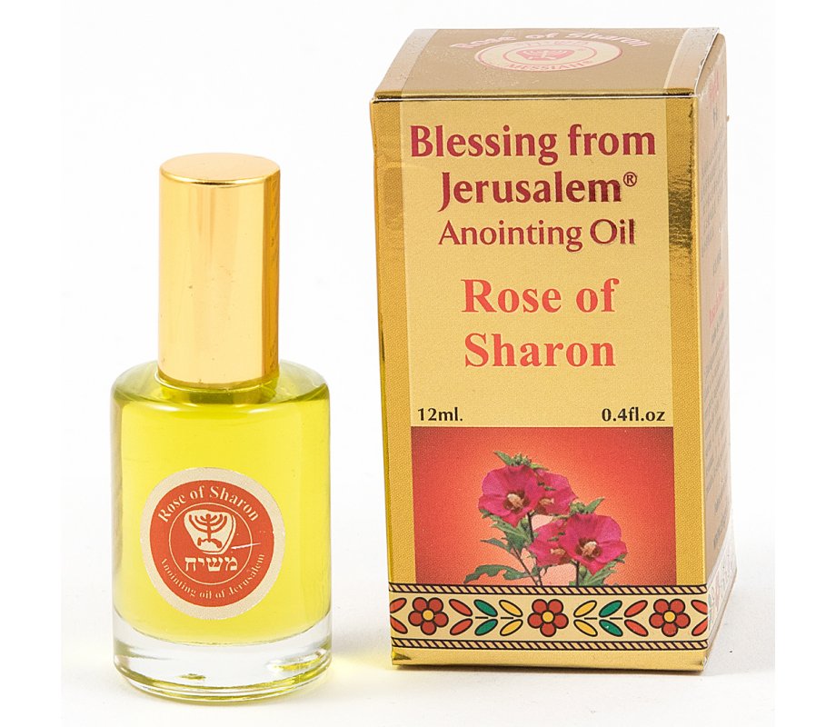 Gold Series Blessing from Jerusalem - Rose of Sharon Anointing Oil 0.4 fl.oz (12ml)