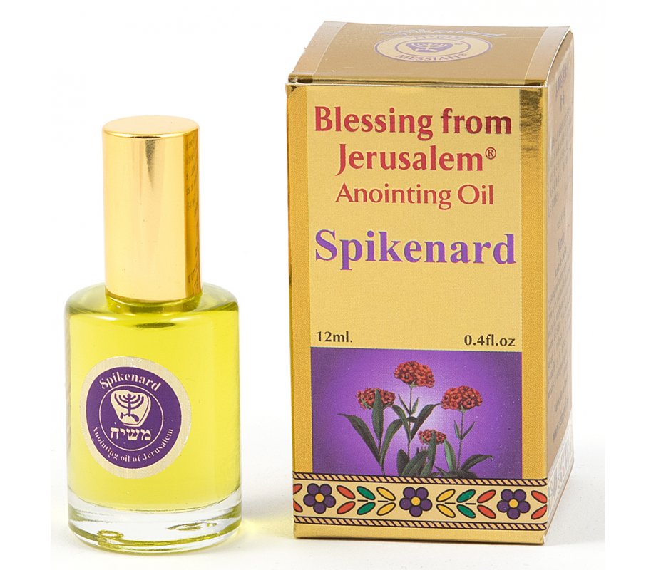 Gold Series Blessing from Jerusalem - Spikenard Anointing Oil 0.4 fl.oz (12ml)
