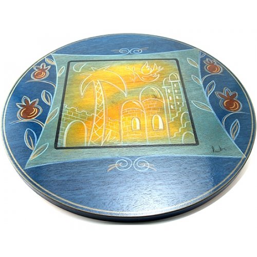 Golden City Lazy Susan Composi by Kakadu Art