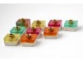 Graciela Noemi Handcrafted Modular Cubed Colorful Hanukkah Menorah