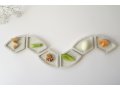 Graciela Noemi Handcrafted Modular Passover Seder Plate - White