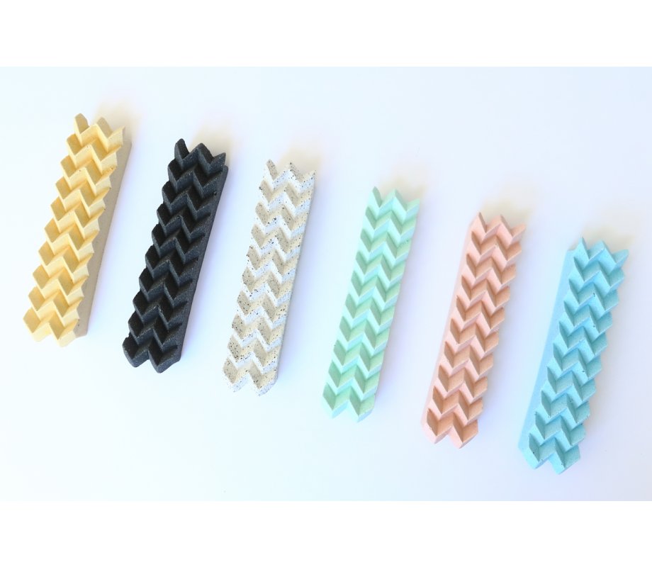 Graciela Noemi Handcrafted Origami Zig Zag Mezuzah Case