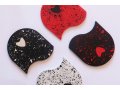 Graciela Noemi Handcrafted Pair of Coasters - Terrazzo Design