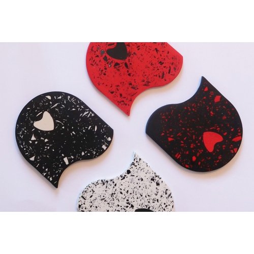 Graciela Noemi Handcrafted Pair of Coasters - Terrazzo Design