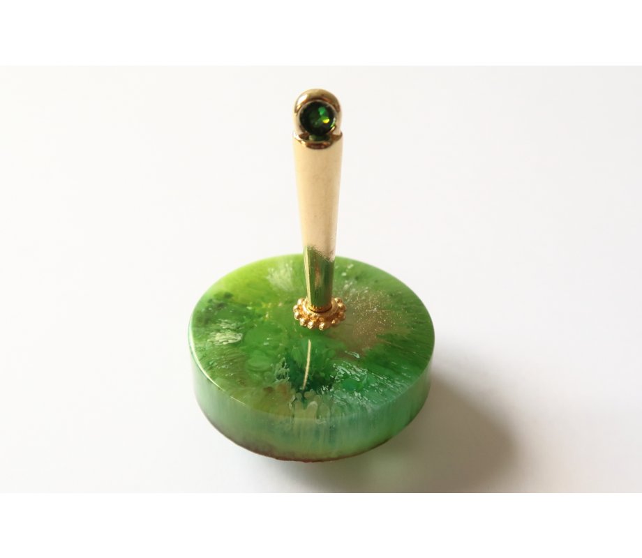 Graciela Noemi Handcrafted Pirouette Chanukah Dreidel - Colorful