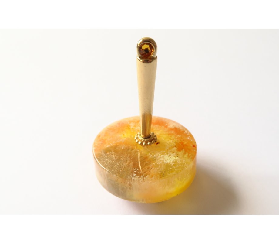 Graciela Noemi Handcrafted Pirouette Chanukah Dreidel - Colorful