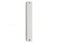 Gray Marble Look Plastic Mezuzah Case with Silver Shin - for 12 or 15 cm Scroll