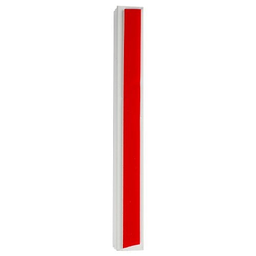 Gray and White Marble Aluminum Mezuzah Case, Side Channels  Various Lengths
