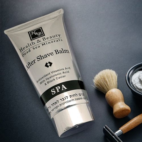 H&B After Shave Balm with Vitamins, Hyaluronic Acid and Black Caviar