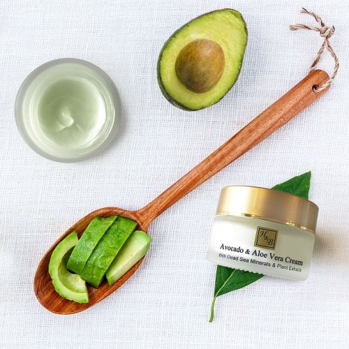 H&B Anti-Aging Avocado and Aloe Vera Cream with Oils and Dead Sea Minerals