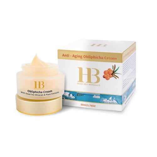 H&B Anti-Aging Facial Cream with Obliphicha, Sea Buckthorn and Dead Sea Minerals