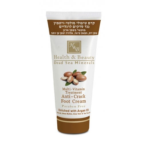 H&B Anti-Crack Foot Cream Enriched with Argan Oil and Dead Sea Minerals