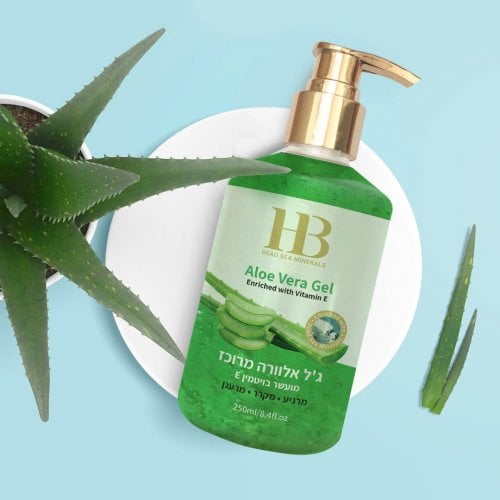 H&B Concentrated Aloe Vera Gel with Dead Sea Minerals - in Pump Bottle
