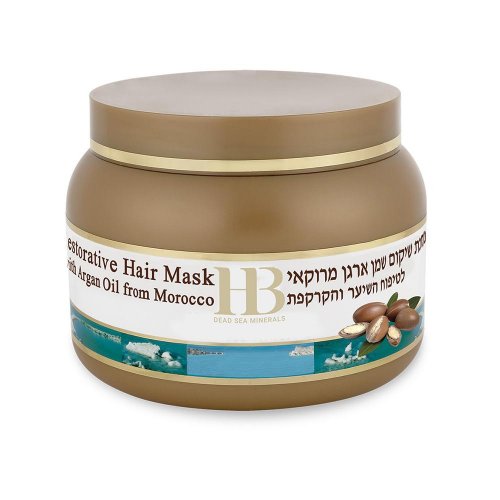 H&B Dead Sea Hair Repair Moroccan Oil Mask