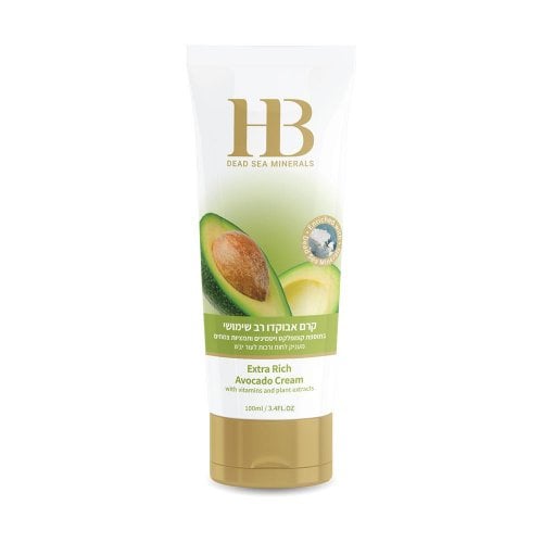 H&B Extra Rich Avocado Cream with Oils, Vitamins and Dead Sea Minerals