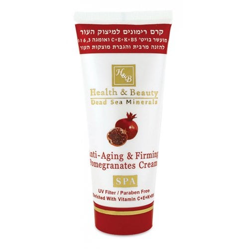 H&B Firming and Anti-Aging Pomegranate Cream with Active Dead Sea Minerals