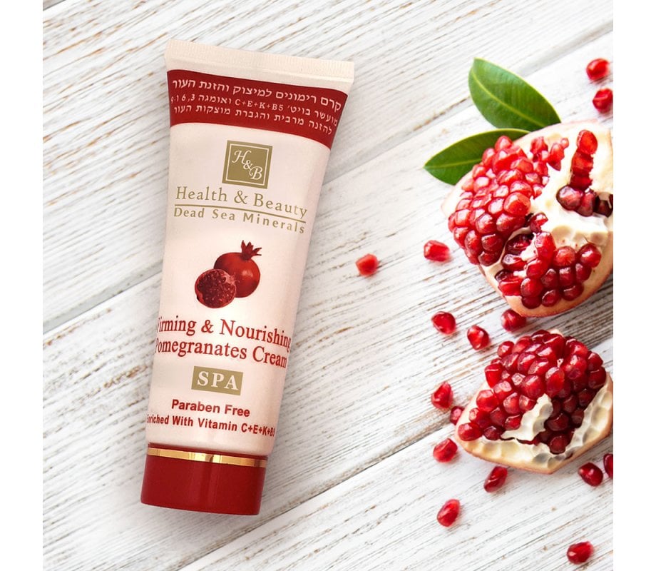 H&B Firming and Anti-Aging Pomegranate Cream with Active Dead Sea Minerals