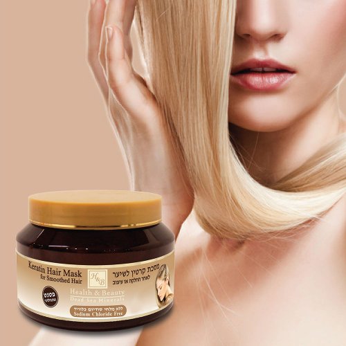 H&B Hair Mask with Keratin and Dead Sea Minerals for Straightened Hair