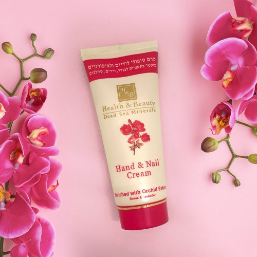 H&B Hand and Nails Cream with Aromatic Orchid Extracts and Dead Sea Minerals