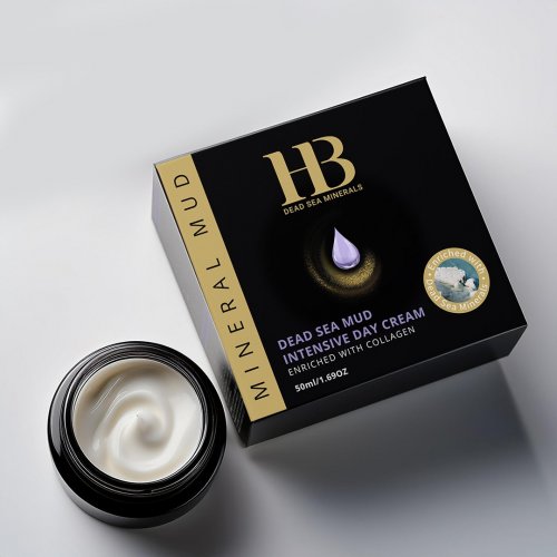 H&B Intensive Day Cream enriched with Collagen, Dead Sea Mud and Minerals