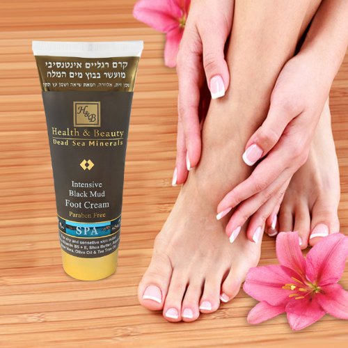 H&B Intensive Foot Cream Based on Dead Sea Black Mud