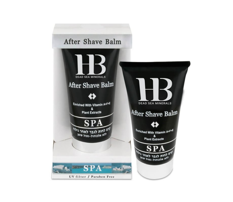 H&B Mens After-Shave Balm Enriched with Dead Sea Minerals and Plant Extracts