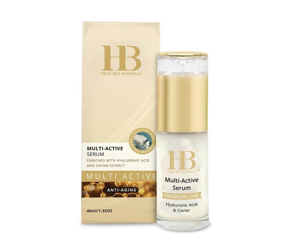 H&B Multi-Active Anti-Aging Facial Serum with Hyaluronic Acid and Caviar
