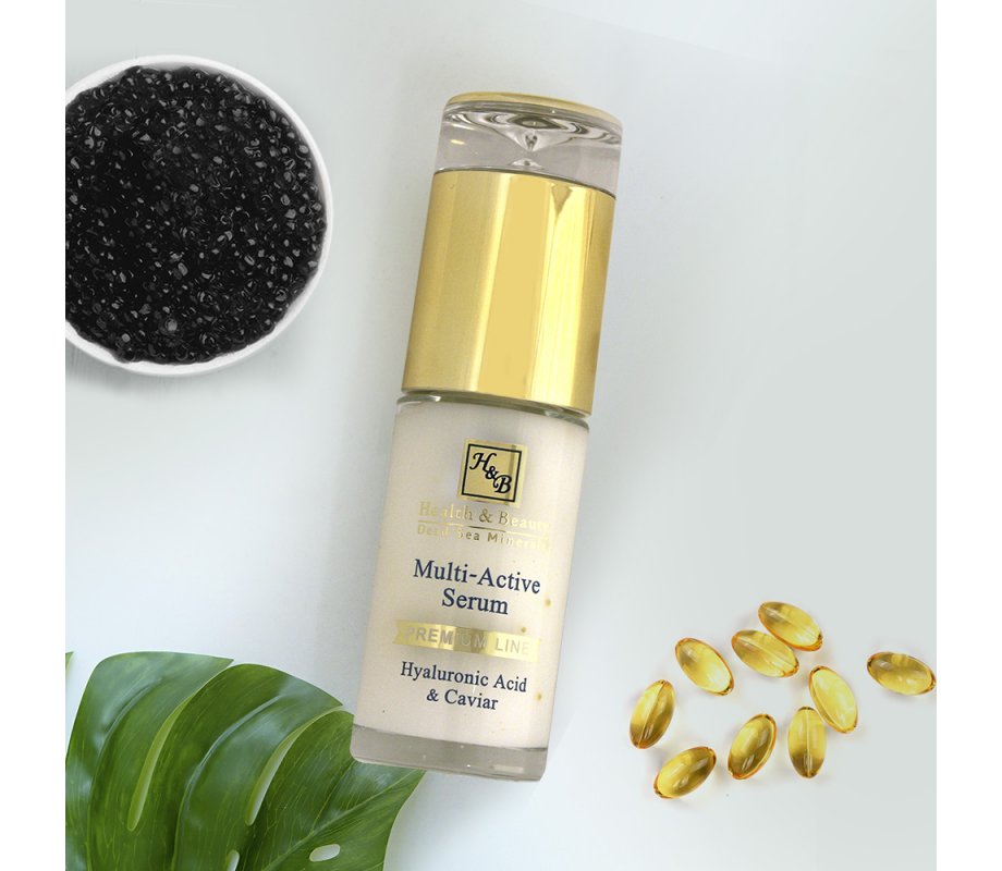 H&B Multi-Active Anti-Aging Facial Serum with Hyaluronic Acid and Caviar