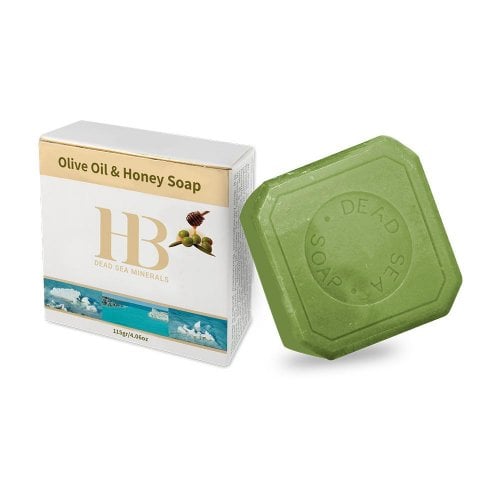 H&B Natural Olive Oil and Honey Bar of Soap with Dead Sea Minerals