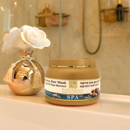 H&B Natural Restorative Hair Mask with Argan Oil and Dead Sea Minerals