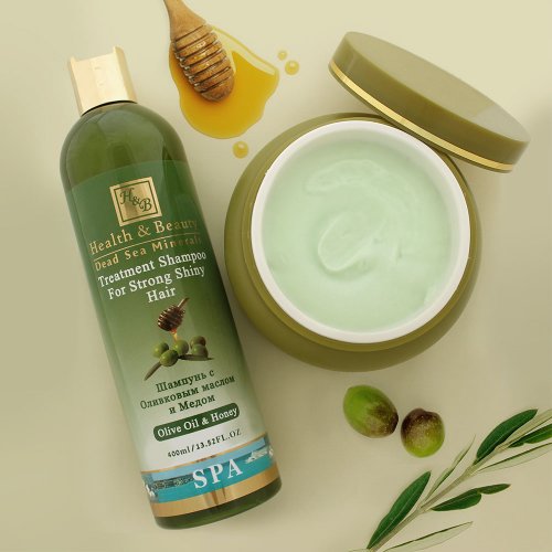 H&B Olive Oil and Honey Treatment Shampoo with Dead Sea Minerals