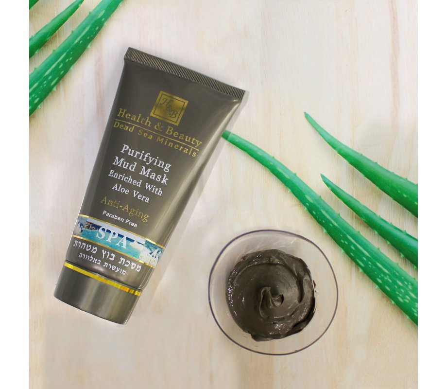 H&B Purifying Anti-Aging Mud Mask – Enriched with Aloe Vera and Oils
