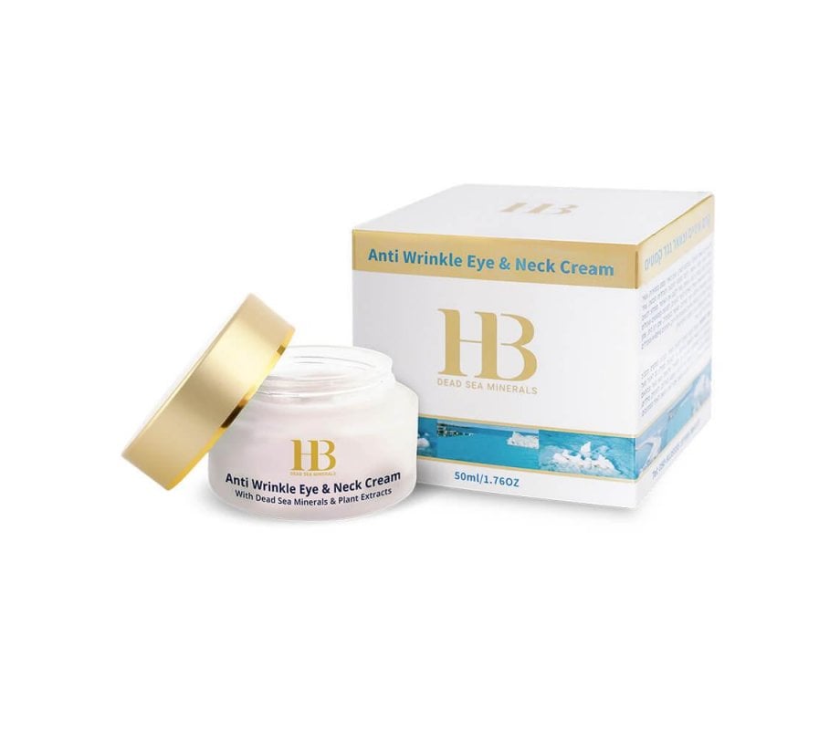 H&B Rich Anti-Wrinkle Eye and Neck Cream with Dead Sea Minerals & Plant Extracts