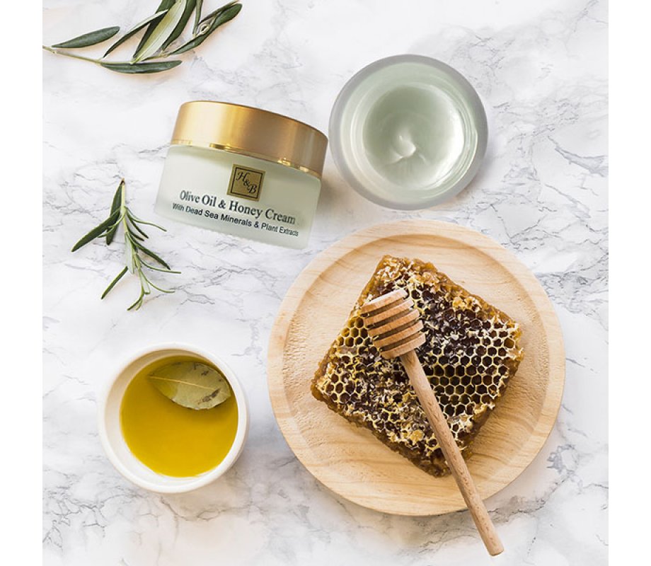 H&B Rich Moisture Cream with Olive Oil, Honey and Dead Sea Minerals