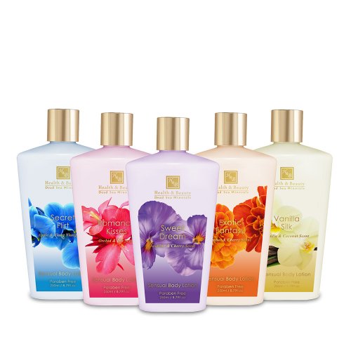 H&B Sensual Body Lotion with Dead Sea Minerals - Choice of Aromas