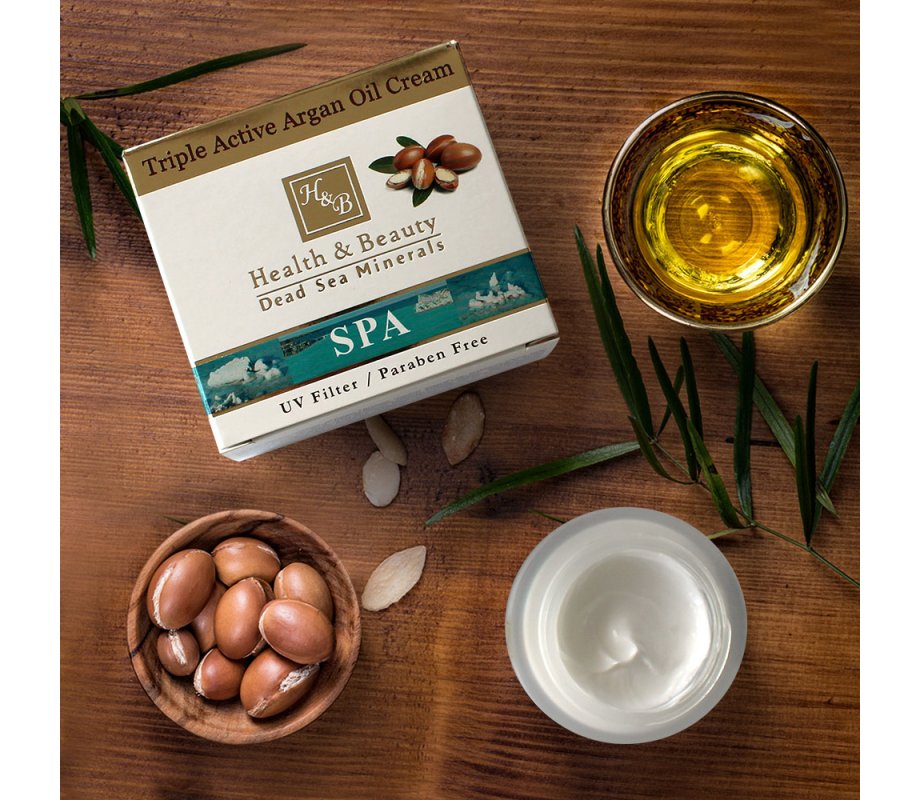 H&B Triple Active Argan Oil Cream - Anti Aging Night Treatment