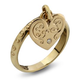 HaAri Gold Kabbalah Ring for Love and Matchmaking