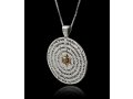 HaAri Kabbalah Amulet Pendant Necklace Engraved with 72 Names of God to Draw Powerful Energy