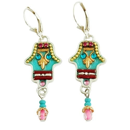 Hamsa Earrings by Ester Shahaf