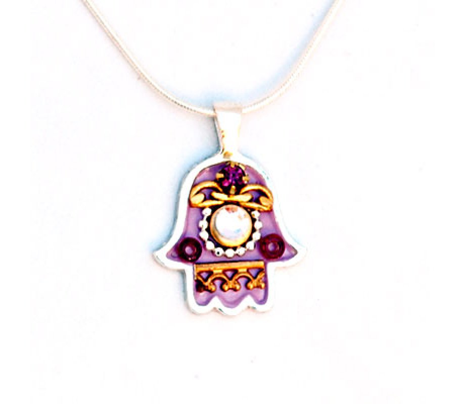 Hamsa Jewelry Ethnic Style Necklace by Ester Shahaf