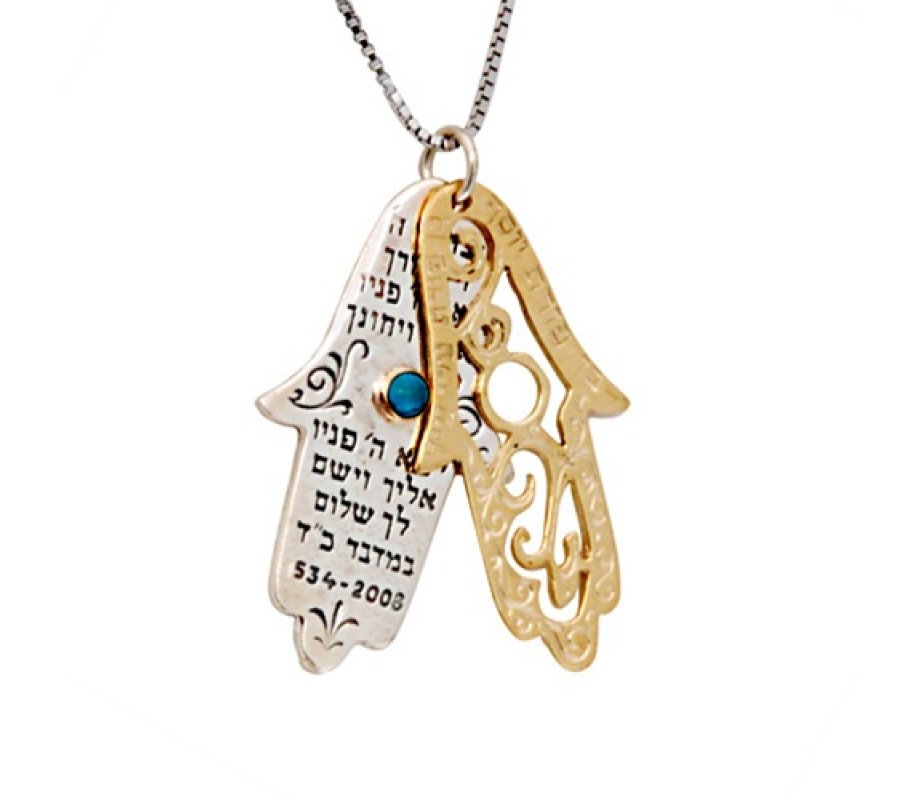 Hamsa Jewelry with the Priestly Blessing - Gold & Silver