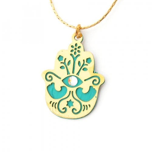 Hamsa Pendant Against the Evil Eye by Shahaf