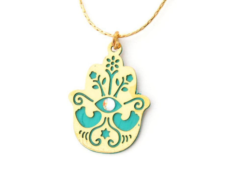 Hamsa Pendant Against the Evil Eye by Shahaf