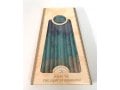 Handmade Dripless Hanukkah Candles - Gold Purple and Turquoise
