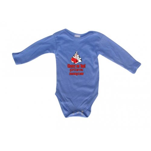 Hebrew/English Baby Onesie - Cherry on Top!